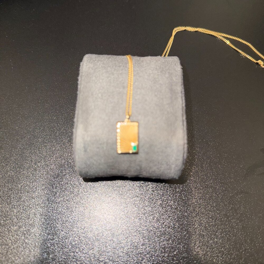 Miansai Gold Rectangular Link Chain Necklace - image 3